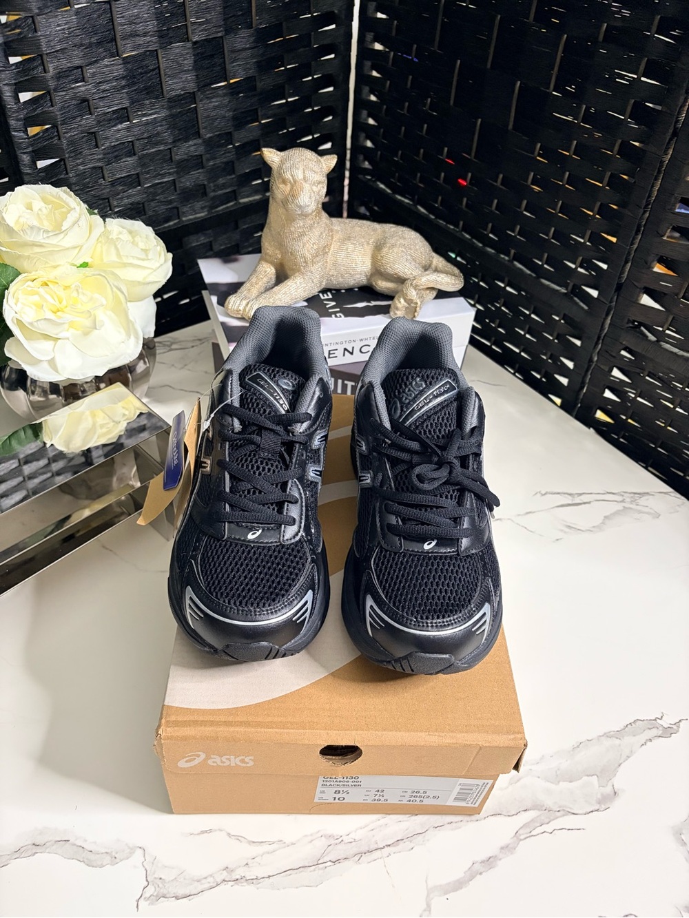 ASICS Gel-1130 Black Pure Silver